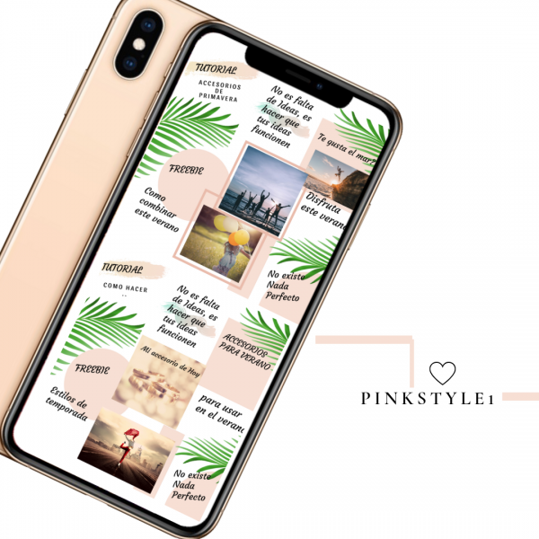 Plantilla"PinkStyle1" para Instagram